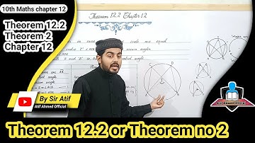 Theorem 12.2 class 10 | theorem 2, chapter 12, class 10 | 10th class maths ch 12 | atifahmedofficial
