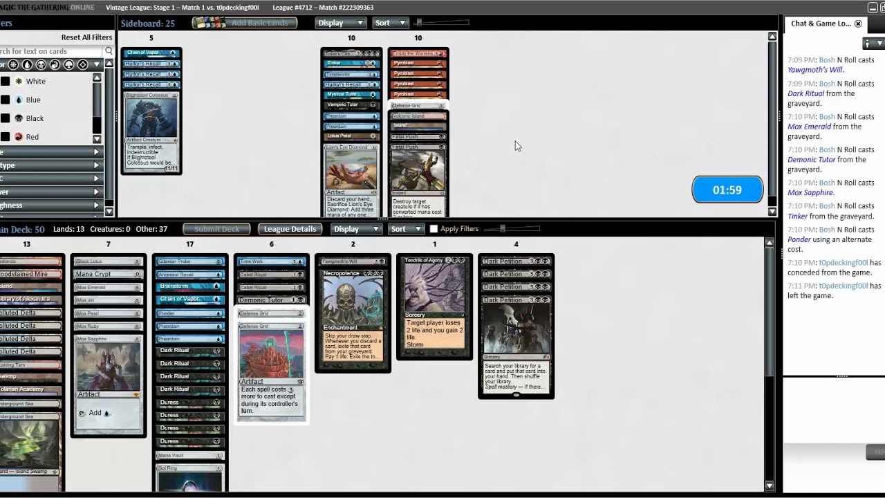 [Vintage] Dark Petition Storm (DPS) League #2