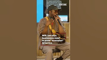 Will.i.am says businesses need to avoid "dystopian" AI tactics #ai #technology
