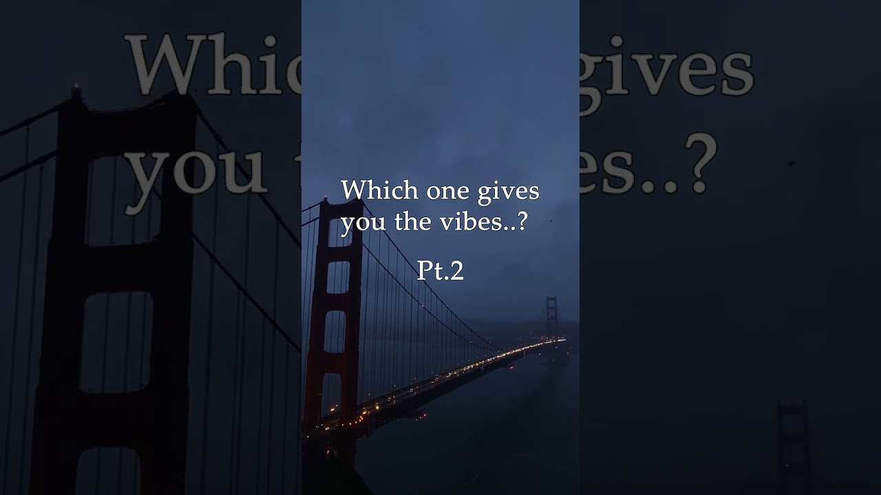 Which one gives you the vibes..? Pt.2 