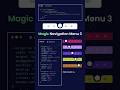 Animated menu hover effect #animatedmenu #hovereffect #navbar #shorts #shortsfeed #webdesign #coding