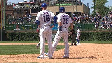 STL@CHC: Denorfia plates Bryant with a single