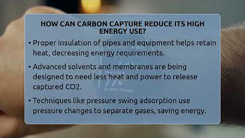 How Can Carbon Capture Reduce Its High Energy Use? - Talking Tech Trends