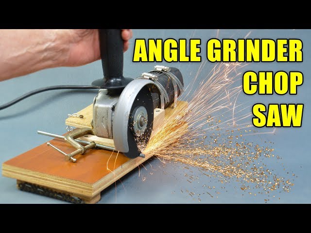 Angle Grinder Chop Saw Jig / Angle Grinder Stand - YouTube