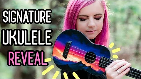unboxing my signature ukulele *SUNSET EDITION* // ...