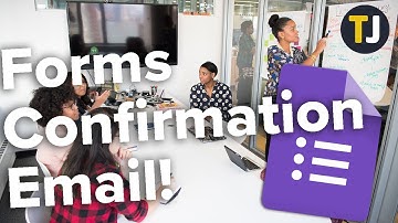 How to Send Confirmation Emails from Google Forms!