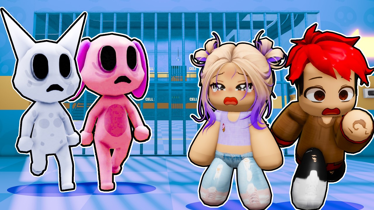 Escapa de la PRISIÓN de las ANOMALIAS de ANIMAL HOSPITAL en Roblox con LYNITA BEBÉ