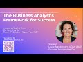 The Business Analyst’s Framework for Success with Laura Brandenburg