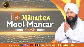 15 Minutes Mool Mantar Jaap | Bhai Gursharan Singh Ji Ludhiana Wale | Katha Kirtan | HD screenshot 2