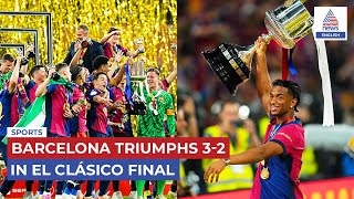 Barcelona vs Real Madrid Highlights | 3-2 Copa del Rey Final Thriller | El Clásico
