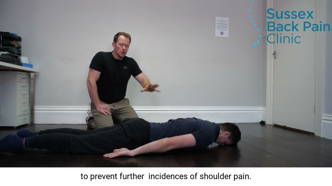 Prone Snow Angels Exercise