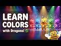 Colorful Dragons Dance Learn Colors | Toddler Music Video #kidssongs