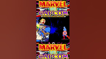 Marvel Vs Capcom Captain Commando Vs Captain America #fightinggames #marvel #gamplay