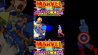 Marvel Vs Capcom Captain Commando Vs Captain America #fightinggames #marvel #gamplay