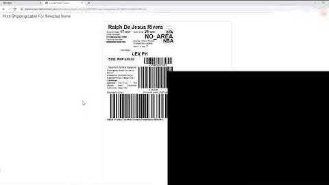 How to print the shipping label of LAZADA; Which printer can print the shipping label of LAZADA.