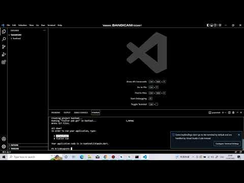 การบ้านที่ 2 เรื่อง Create New Project Flutter (การสร้างโปรเจ็กต์ Flutter)