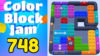 Color Block Jam Level 748 Solution