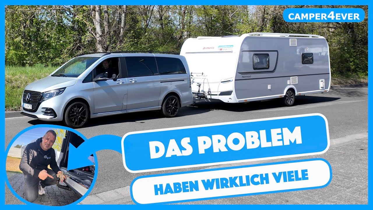 erste Fahrt mit neuem Zugwagen und Wohnwagen I erst Problem lösen - warum machen die Hersteller das?