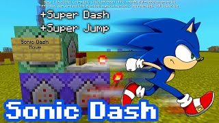 How to gain Sonic Dash Move in Minecraft using Command Block screenshot 3