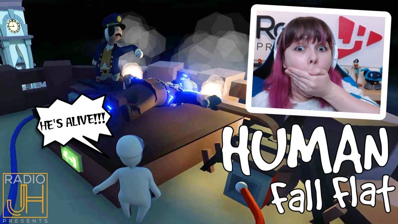 He S Alive Human Fall Flat With Microguardian Part 2 Youtube - radiojh games youtube channel art in 2019 roblox