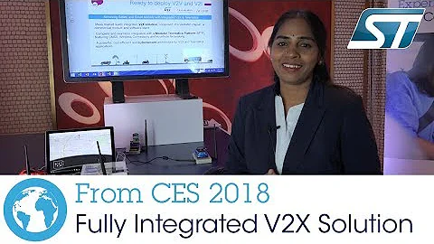 ST at CES 2018 - Fully Integrated V2X Solution with Aricent