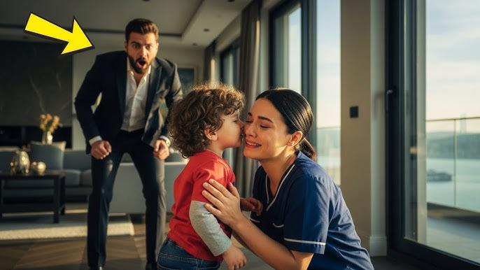 Milyonerin bebeği herkese tükürüyordu... Ta ki yeni temizlikçi kadını öpene kadar. - YouTube