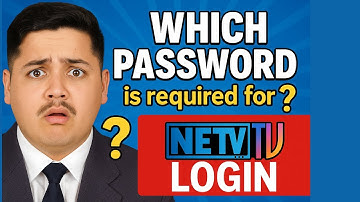 Which Password is Required for NetTV Login? | Complete Guide #nettv #login #password #cmpletech