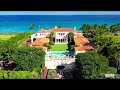 $135 Million - Palm Beach Oceanfront Coquina Masterpiece - DroneHub