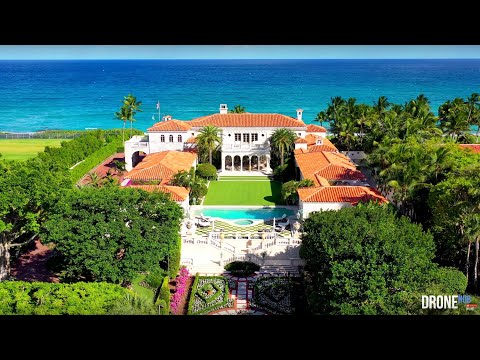 Palm Beach Oceanfront Coquina Masterpiece - $135 Million - DroneHub