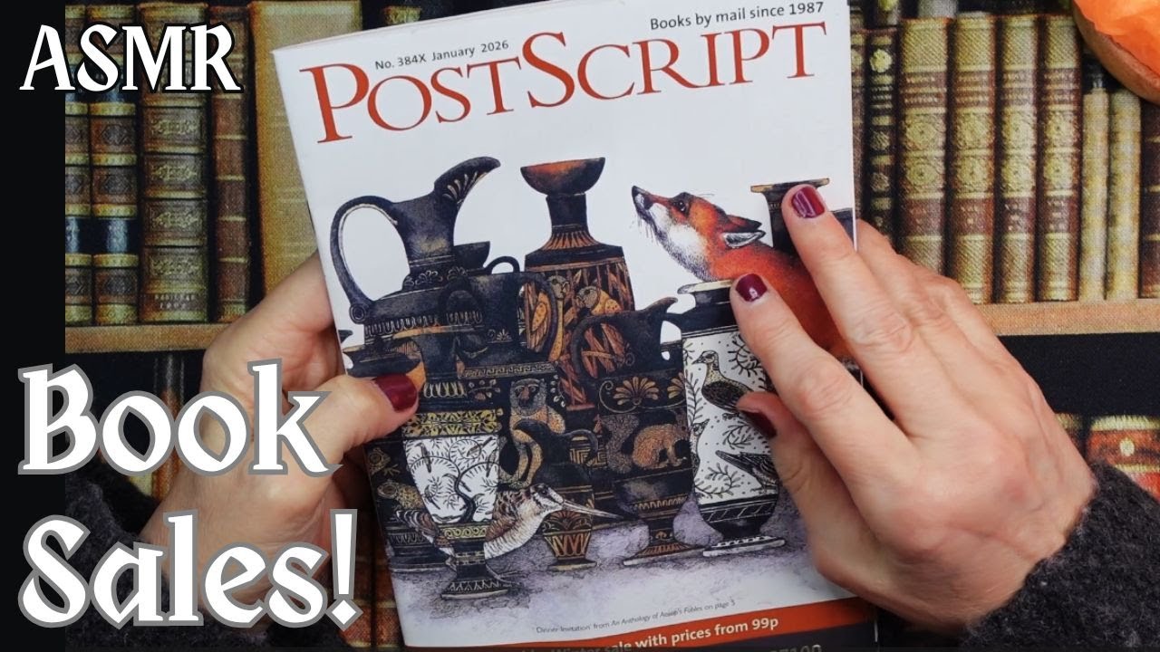 ASMR | First Postscript of the Year! Book Sales Catalogue in a Whisper!