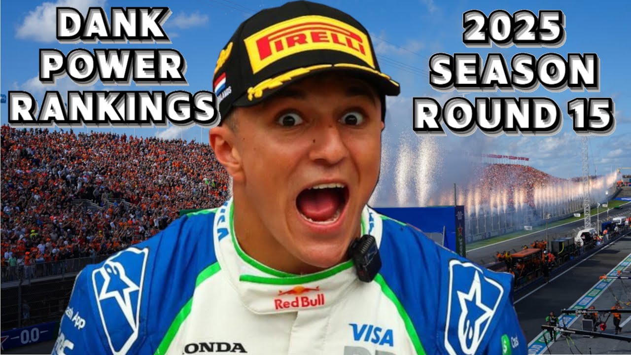 F1 DANK DRIVER RANKINGS ROUND 15