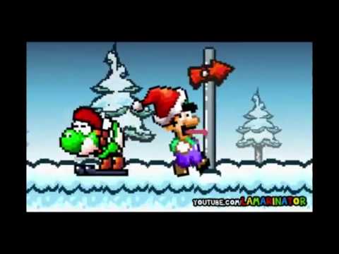 Yoshi's super fart in Luigi's face.