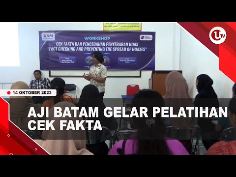 AJI GELAR PELATIHAN CEK FAKTA BAGI MAHASISWA | U-NEWS