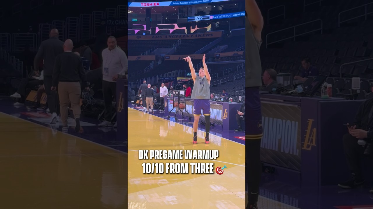 Dalton Knecht Knocks Down Ten Threes in a Row #Lakers