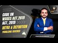 📘 Code of Wages Act, 2019 – Introduction &amp; Key Definitions Explained |Problems Solved🎓 #tamil #law
