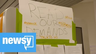 Syracuse protesters end sit-in after 8 days