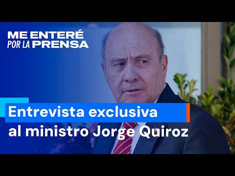 Entrevista al ministro de Hacienda Jorge Quiroz: Chile Day, proyecto "Casa Propia", Marcel y más