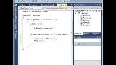 Project with Multiple Forms