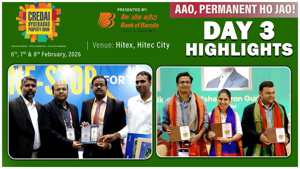 Day 3 Grand Highlights | CREDAI Hyderabad Property Show 2026 | Hybiz tv