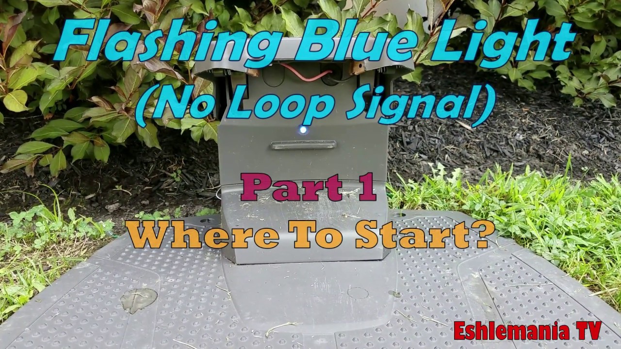 ale Efterligning Mary Automower Answers: NO LOOP Signal (Flashing Blue Light) - YouTube