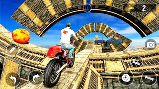 Reckless Rider Motorcycle Racing Stunts - impossible breathtaking tracks - Android GamePlay screenshot 4