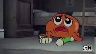 Photo on the screen  By Darwin *The Amazing World of Gumball*