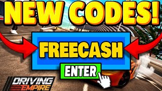 ALL NEW DRIVING EMPIRE CODES FOR FREE MONEY &amp; FREE CARS ✅ UPDATED ROBLOX DRIVING EMPIRE CODES 2025