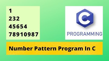 number pattern program in c| number pattern program in c language| pattern program in java| java