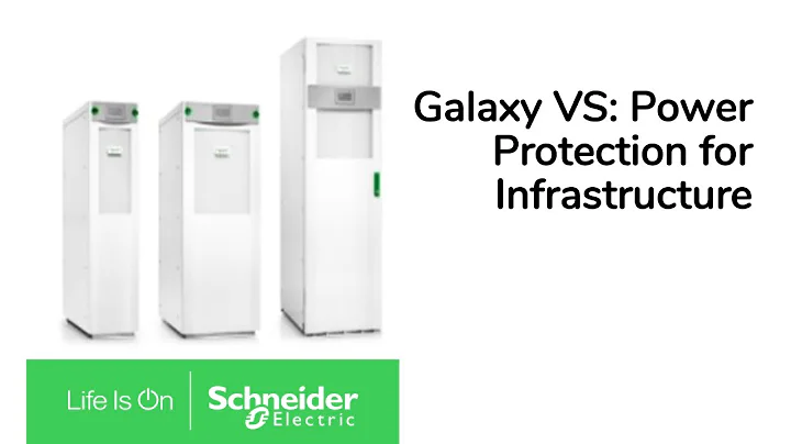 Discover Galaxy VS 3-Phase UPS | Schneider Electric - 天天要聞