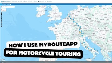 Motorcycle Touring Made EASY with MyRouteApp!