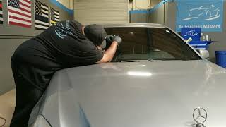 Repairing a long windshield crack in 2 minutes