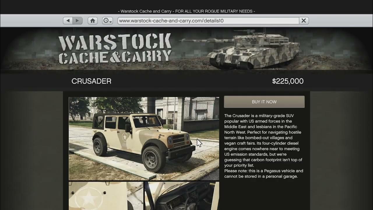 GTA V Michael Purchasing Army Vehicles On Warstock Cache Carry YouTube gta-v-michael-purchasing-army-vehicles-on-warstock-cache-carry-youtube