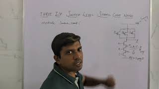 Verilog HDL  - Three Input Switch Level CMOS Nand Gate
