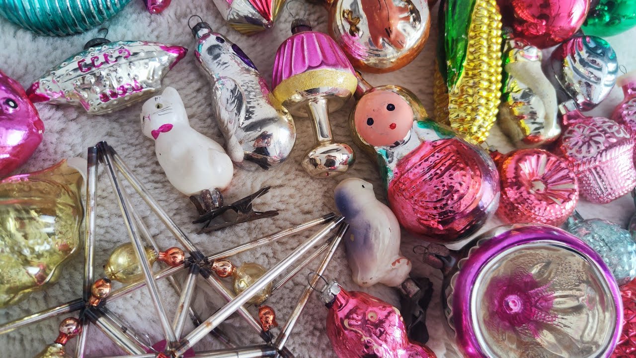 22. СОВЕТСКИЕ ёлочные игрушки. Распаковка